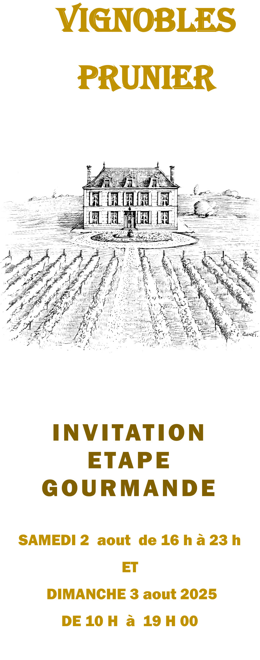 Etapes Gourmandes - Vignoble Prunier
